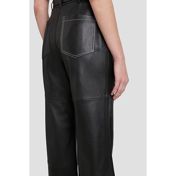 Alina Leather Trouser Black