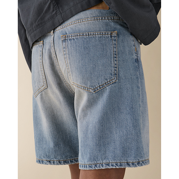 Belem Shorts Light Blue Righe