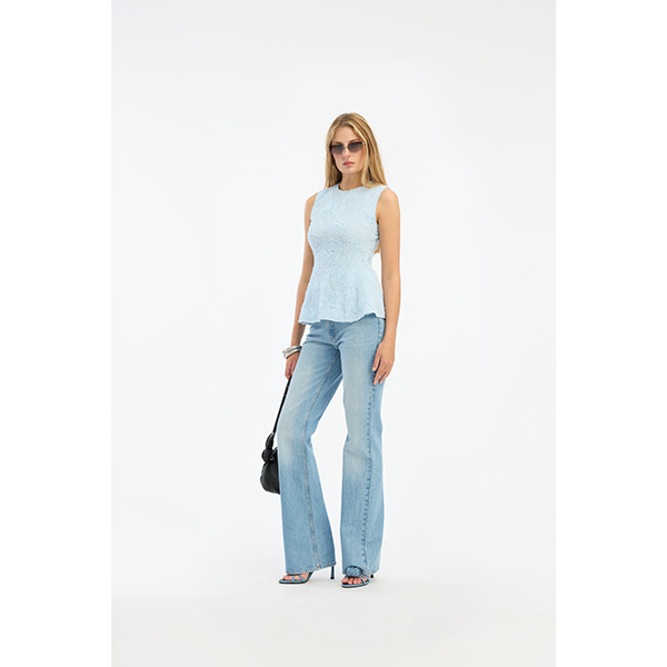 Mesh Sleeveless Top Plein Air