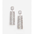 Multi Crystal Droplet Earrings
