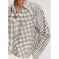 Cropped L/S Shirt Off White/Smoke