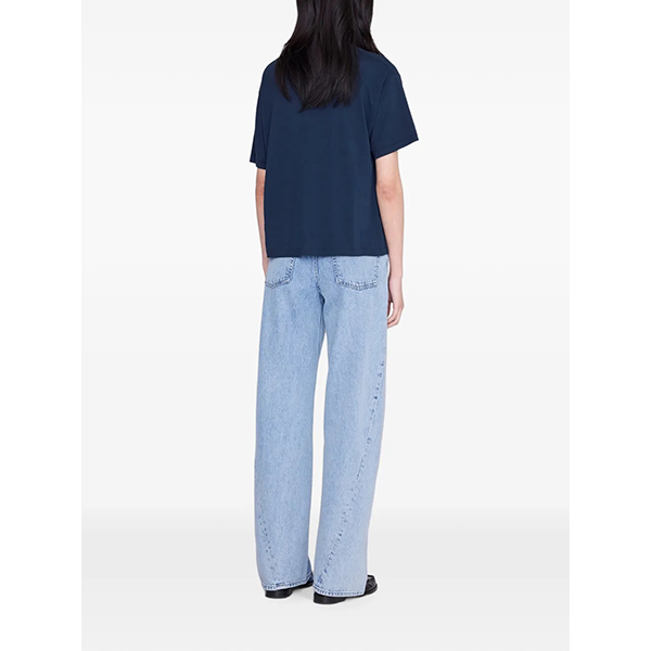 Cade Tee Melrose Stencil Navy