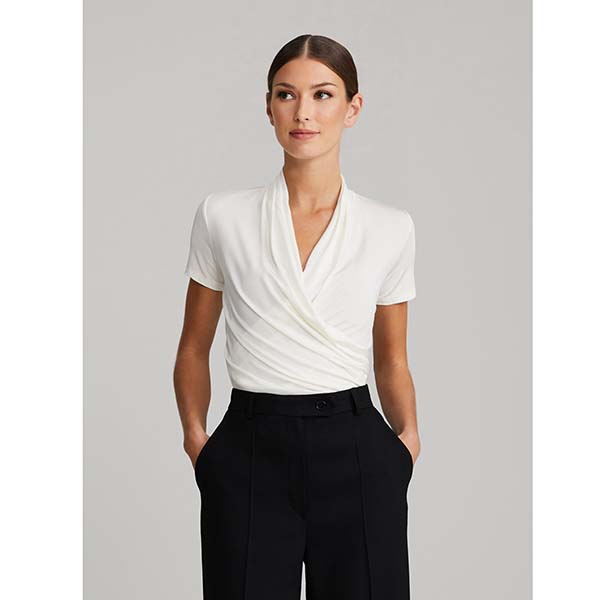 Fifi Top Chalk White