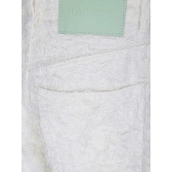 Clyde Double Fur Denim Off White