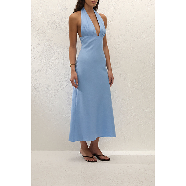 Marita Midi Dress Sky Blue