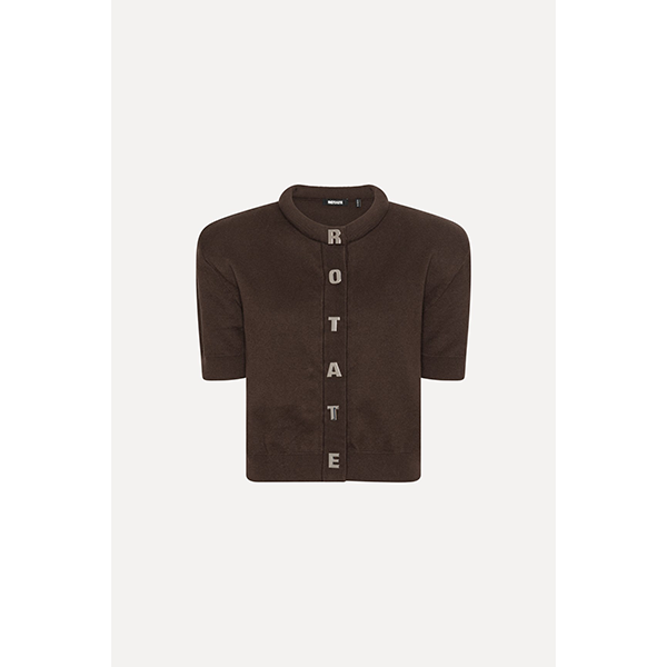 Firm Knit SS Cardigan Molé
