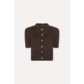 Firm Knit SS Cardigan Molé