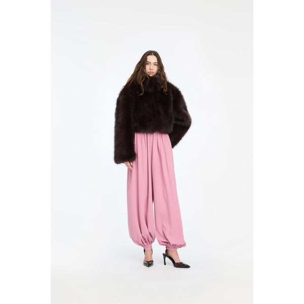 Balloon Pleated Pants Lilas