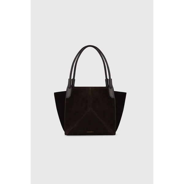 Victoria Tote Suede Coffee Liqueur
