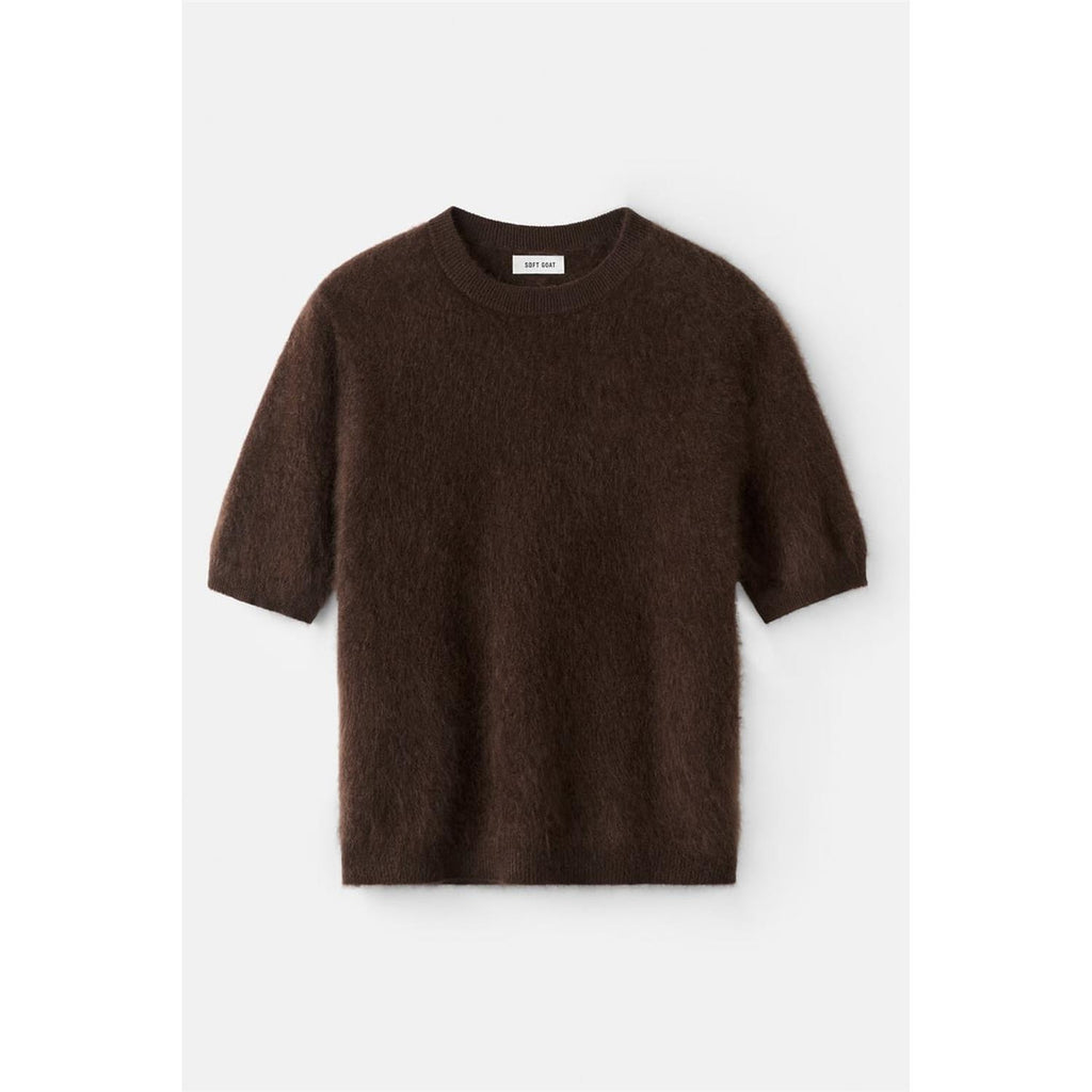 Brushed Short Sleeve Mocha