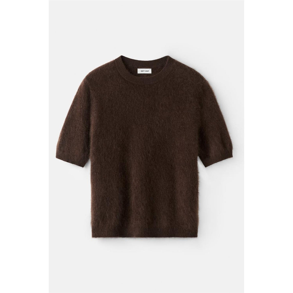 Brushed Short Sleeve Mocha