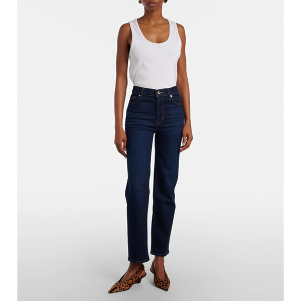 Le Sleek Straight Jeans Rinse