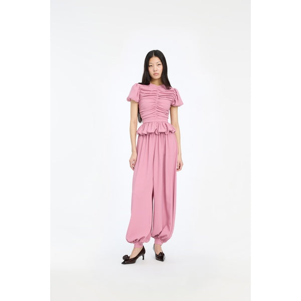 Balloon Pleated Pants Lilas