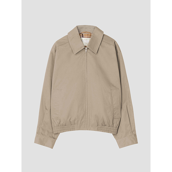 Blouson Zip Up Jacket Khaki
