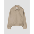 Blouson Zip Up Jacket Khaki