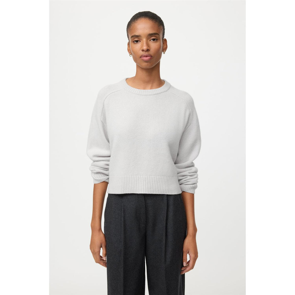 Cashmere Top Quiet grey