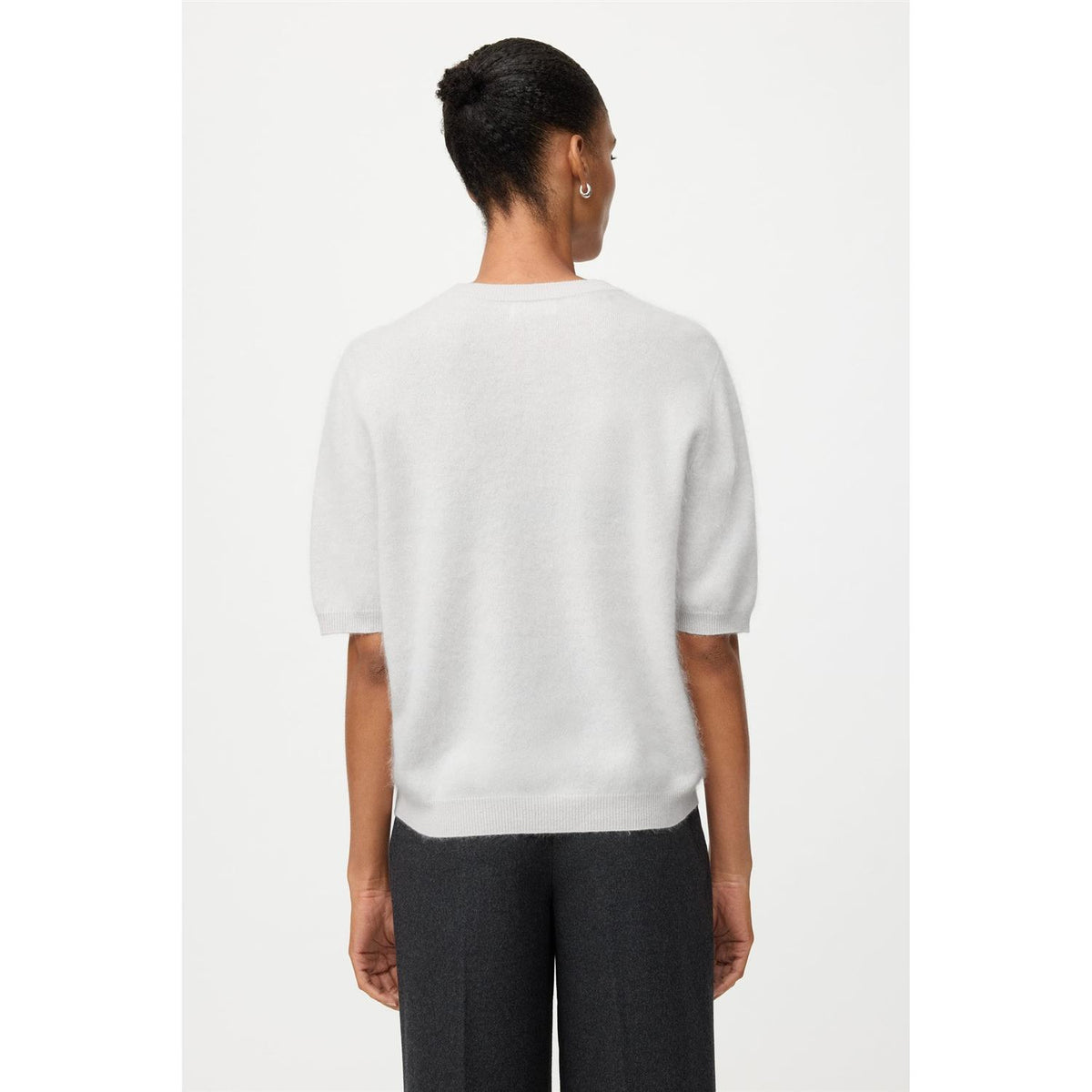 Brushed Short Sleeve Quiet Grey
