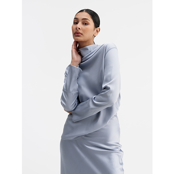 Ayumi Blouse Denim Blue