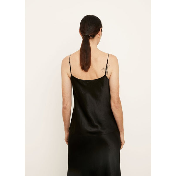 SATIN CAMI BLACK