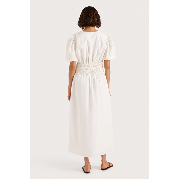 Grace Midi Dress White