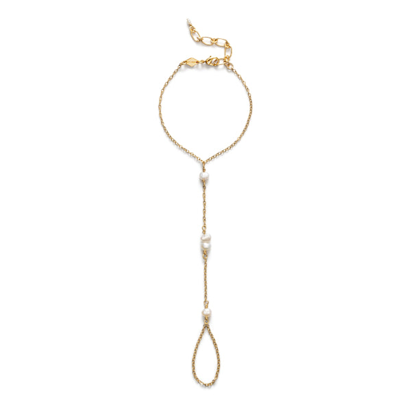 Pearly Handchain Gold