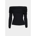 Delphine Merino Top Black