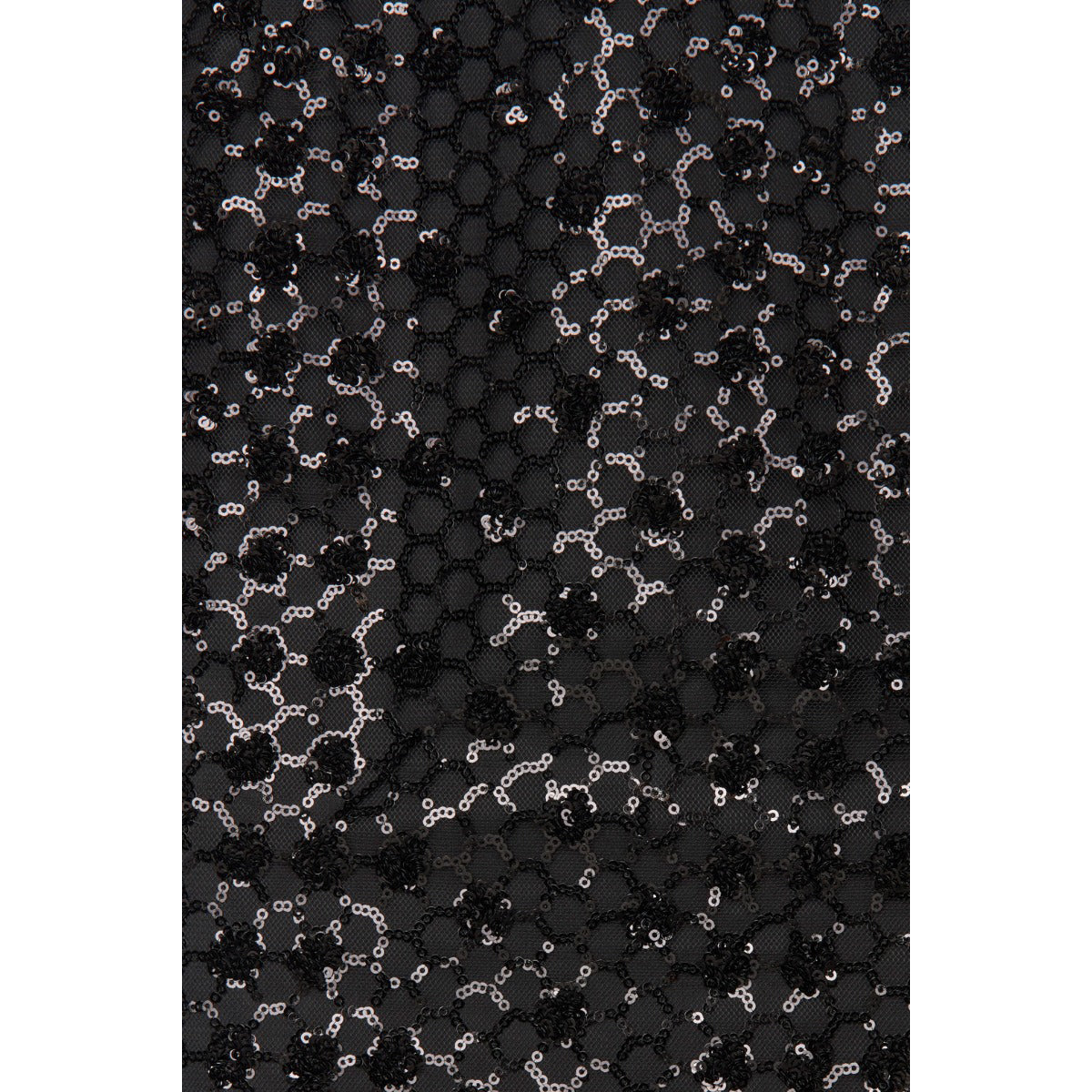 Sequins Midi Skirt Black