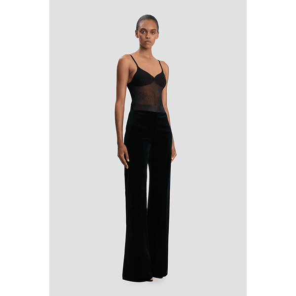 Tailored Alina Trouser Midnight Velvet