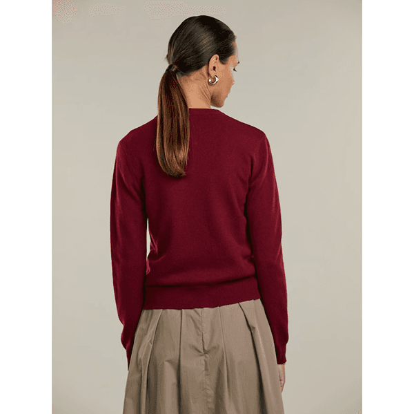 Judith Cardigan dark red