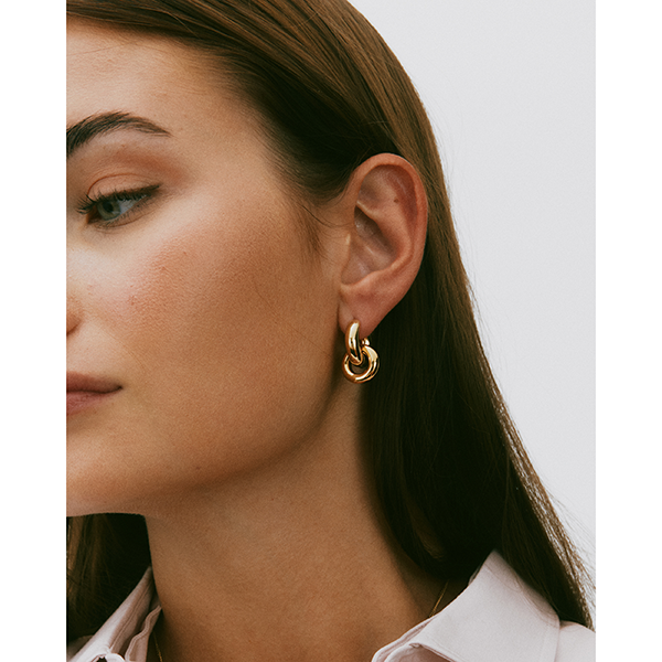 Chunky Eternal Earrings Gold
