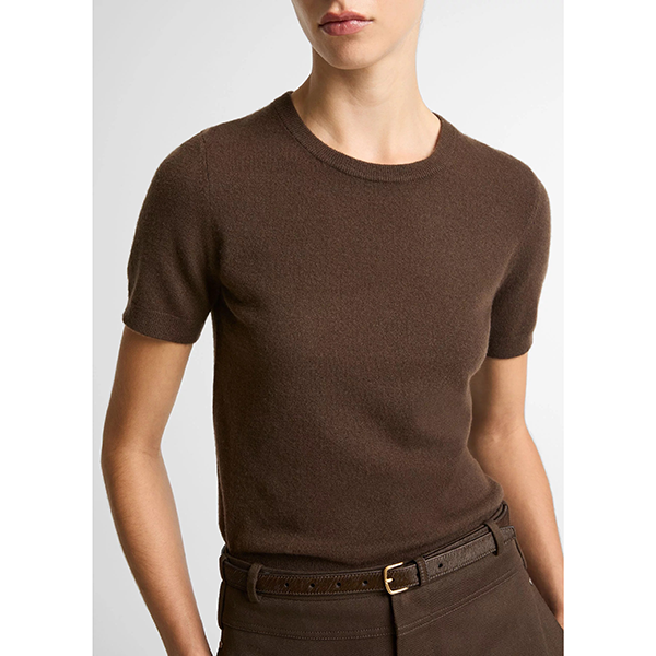 Relaxed S/S Crew Dark Bark