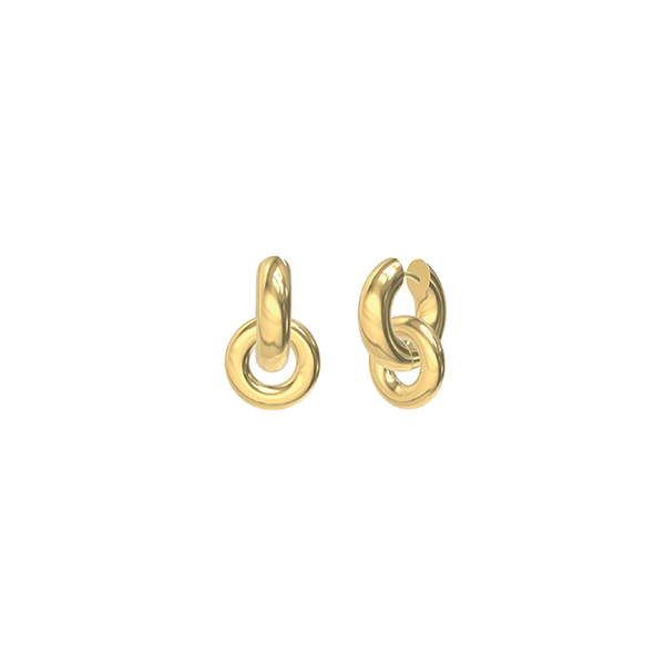 Chunky Eternal Earrings Gold