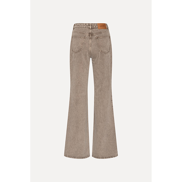 Flared Highwaisted Jeans Driftwood