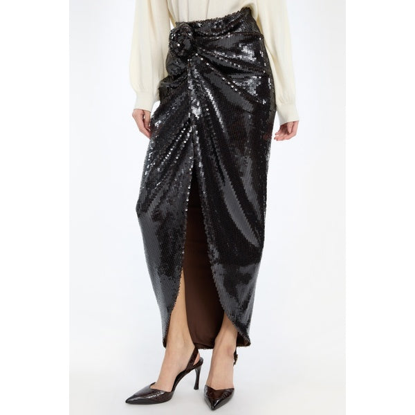 Sequins Knot Skirt Molé