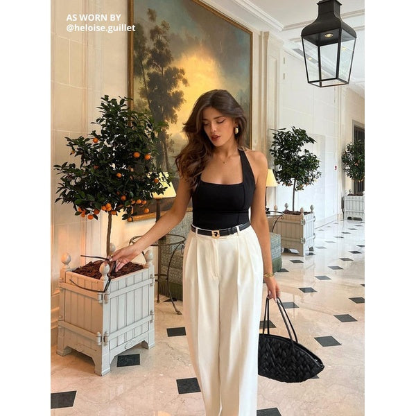 Gytta Trousers Chalk White