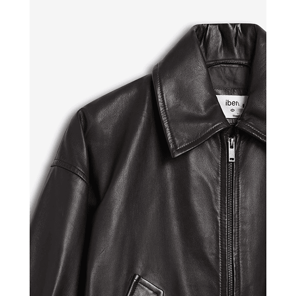 Zephyr Leather Jacket Espresso Brown