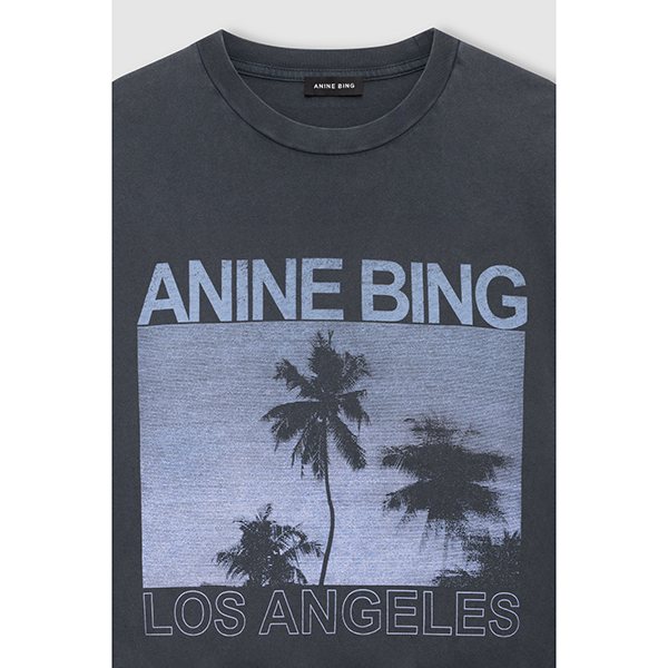 Cade Tee Palms Washed Grey