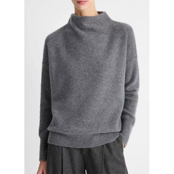 Boiled Funnel Nk Pullover H. Graphite