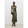 Posy Midi Dress Green