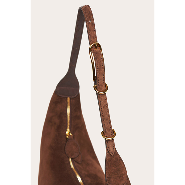 Moon Hobo Suede Brown
