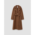 Spencer Double Face Cashmere Coat Taupe