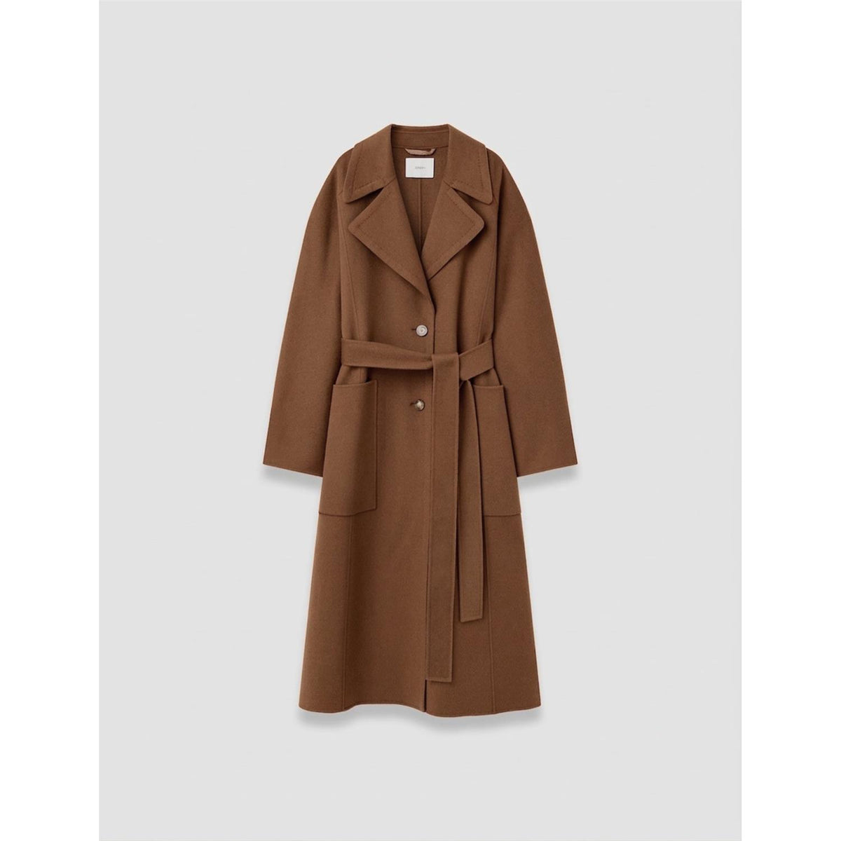 Spencer Double Face Cashmere Coat Taupe