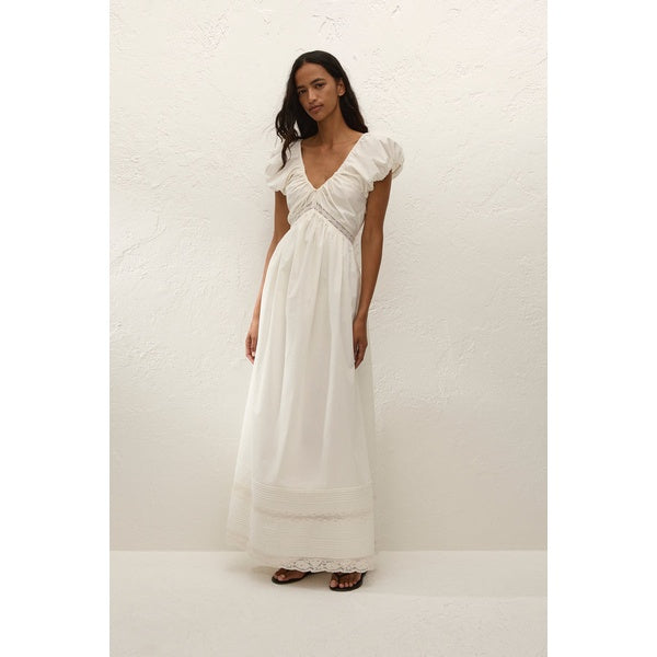 Elodia Maxi Dress Mila Lace Ivory