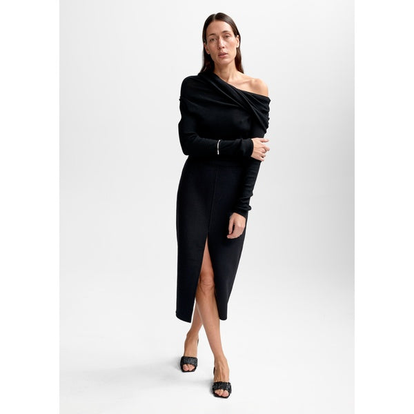 Delphine Merino Top Black