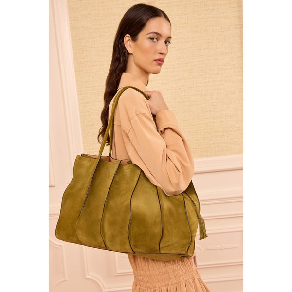 Adria Large Tote Bag Olive