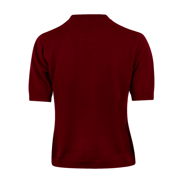 Janet Short Sleeve dark red