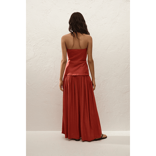 Hedy Maxi Dress Dusty Tomato