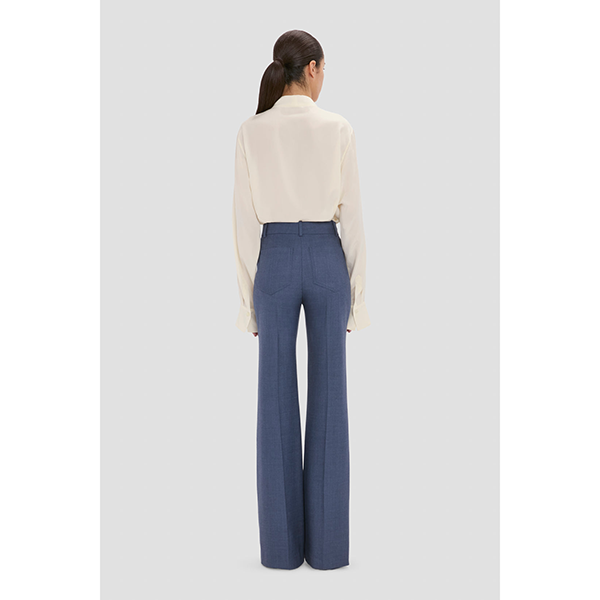 Alina Trouser Dusk Blue Melange