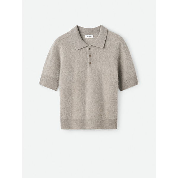 Brushed Pique Greige