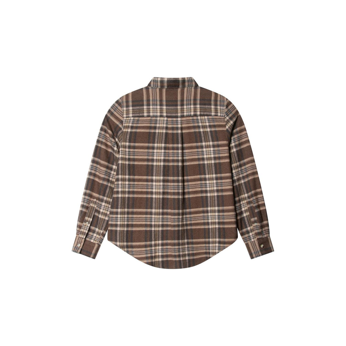 Arc Muted Tartan Shirt Dk Brown